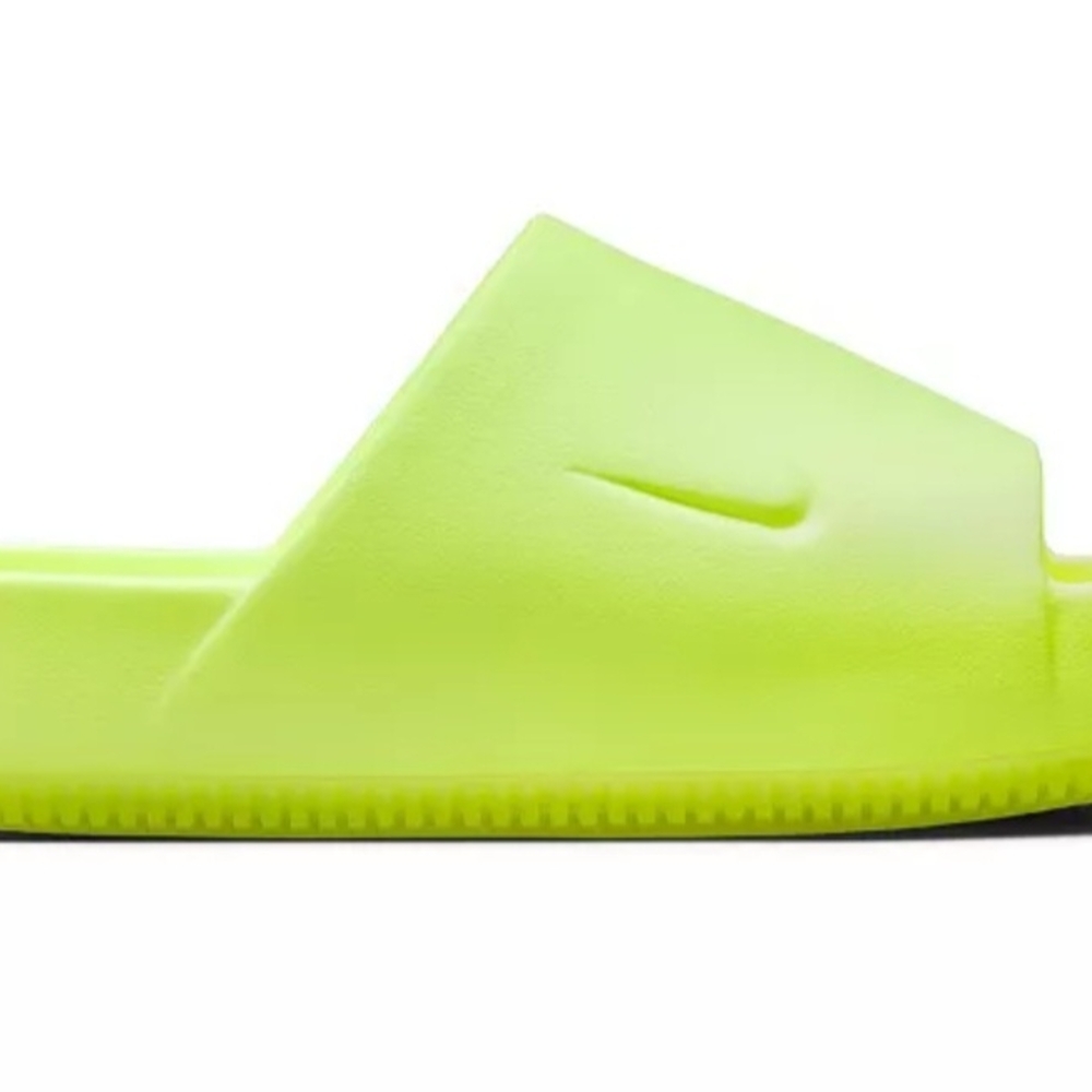 Nike Lime Green Slide Sandals